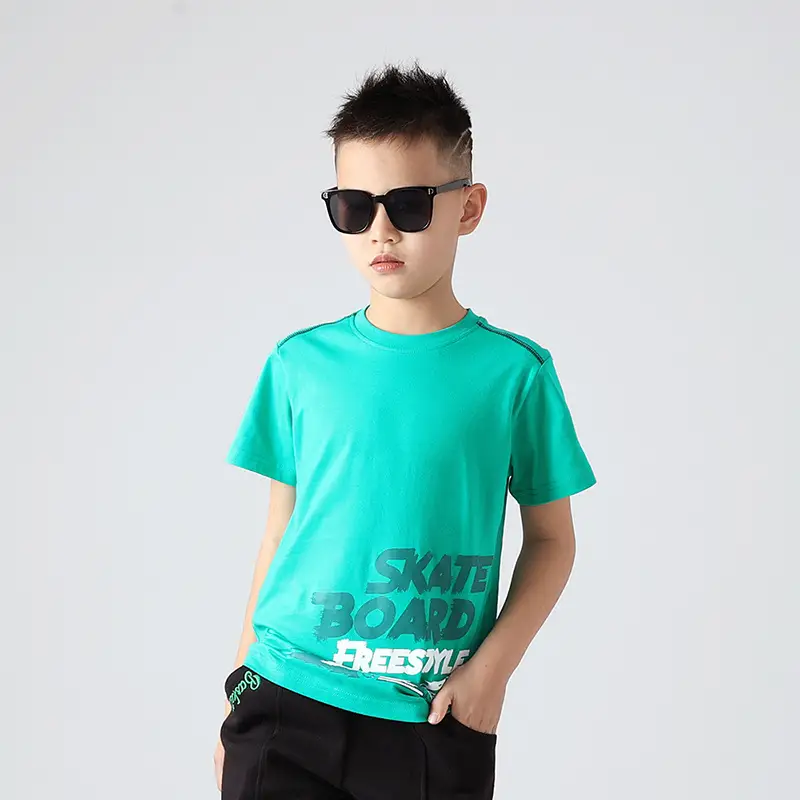 Kids Star Board T-Shirt White Summer Casual - Image 3