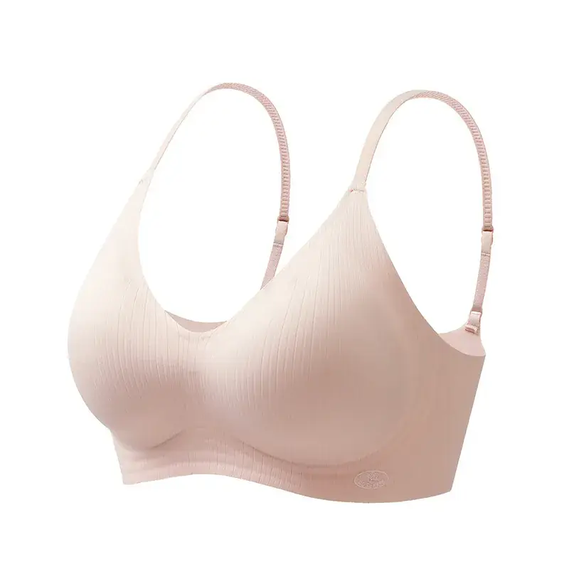 Red Fixed Cup Push-Up Bra for Women - Image 2