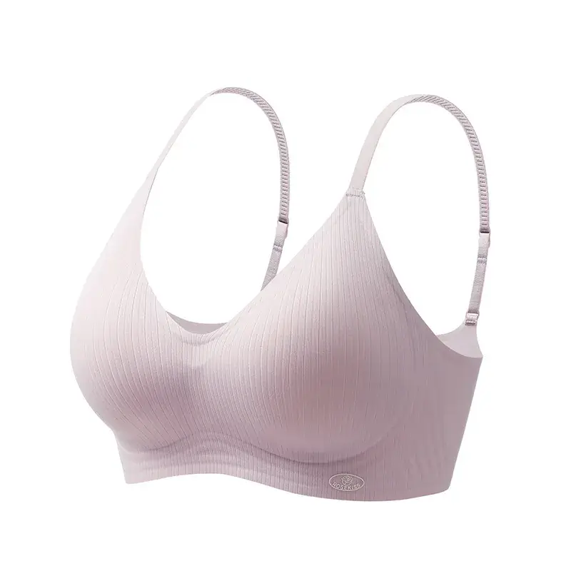 Red Fixed Cup Push-Up Bra for Women - Image 3