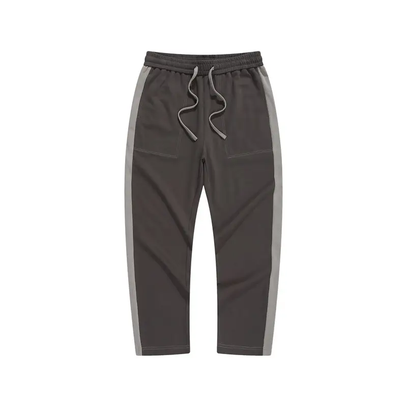 Dengjue Men's Black Thin Long Pants Breathable Loose Fit Sports Pants - Image 2
