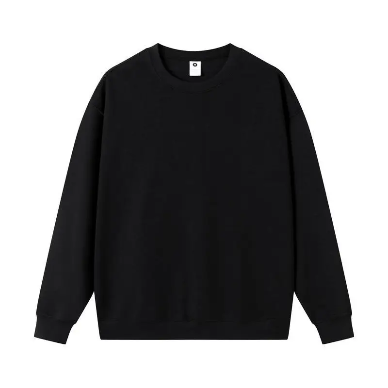Purple Loose Cotton Sweatshirt Women's Round Neck 2024 - Image 4