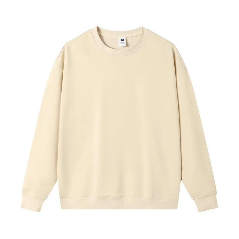 Purple Loose Cotton Sweatshirt Women's Round Neck 2024 - Image 6