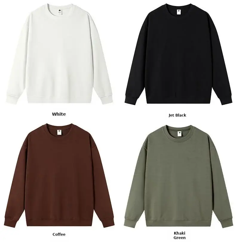 Purple Loose Cotton Sweatshirt Women's Round Neck 2024 — feature 11