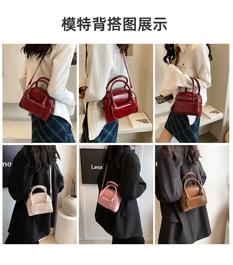 2023 New Black Women's Shoulder Messenger Bag — feature 2