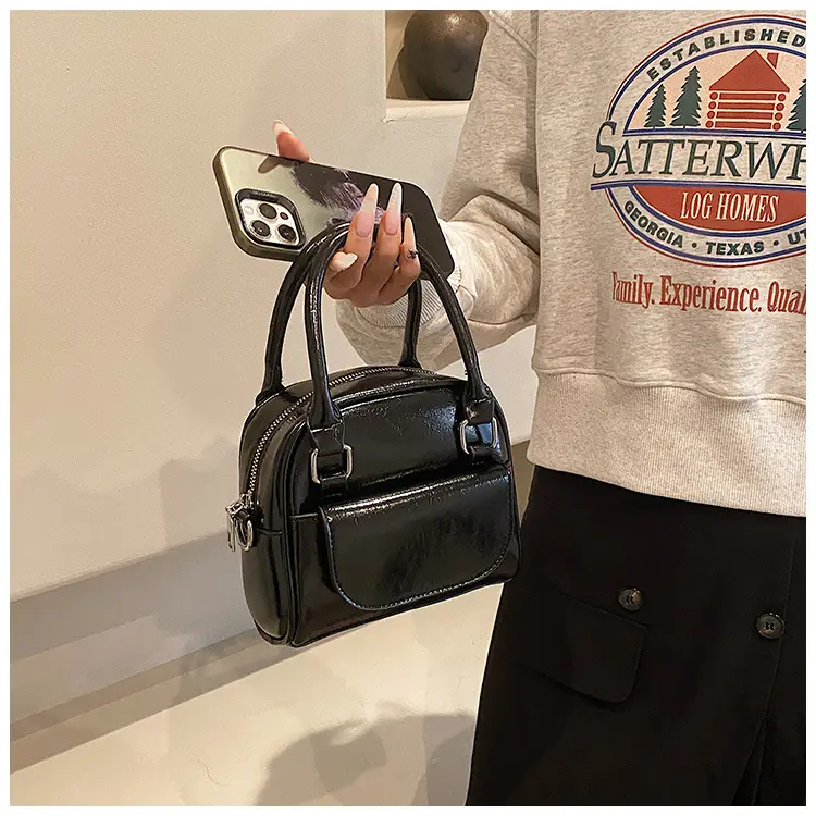 2023 New Black Women's Shoulder Messenger Bag — feature 26