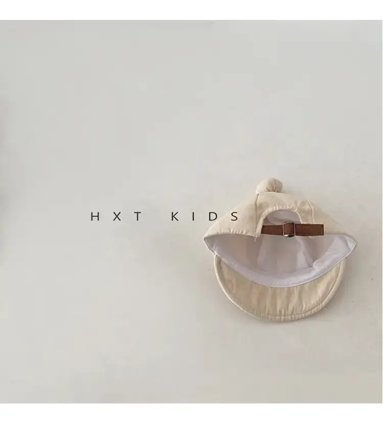 Baby Soft Brim Peaked Cap White Small Ball Western Style Sun Hat Infant Baby Spring Baseball Cap Tide — feature 11