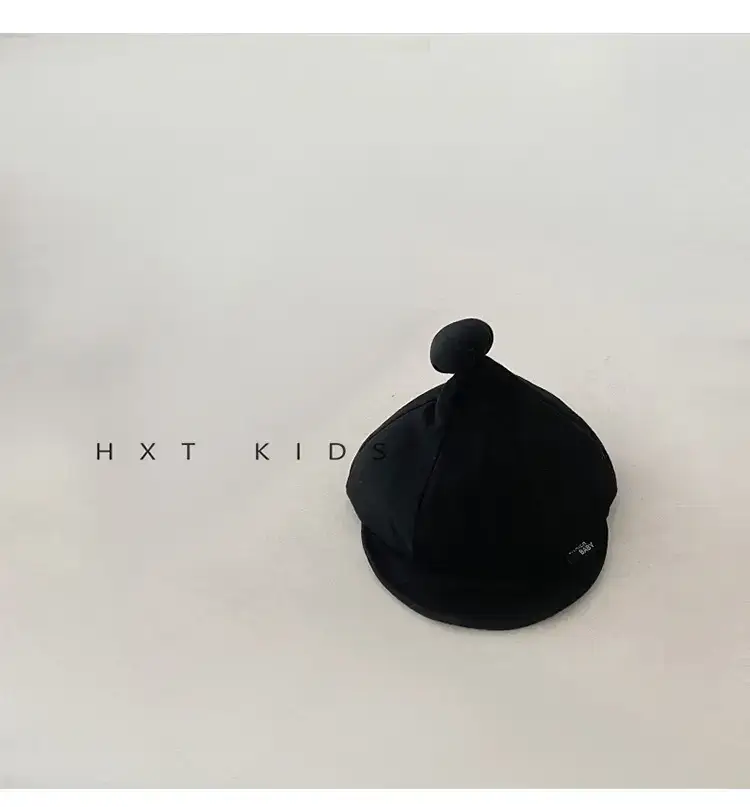 Baby Soft Brim Peaked Cap White Small Ball Western Style Sun Hat Infant Baby Spring Baseball Cap Tide — feature 9