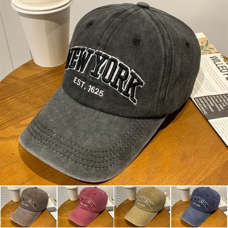 New Spring & Autumn Washable Embroidered Baseball Cap - Image 6