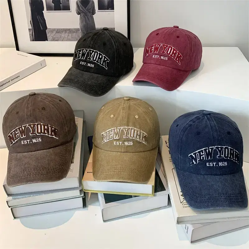 New Spring & Autumn Washable Embroidered Baseball Cap - Image 7