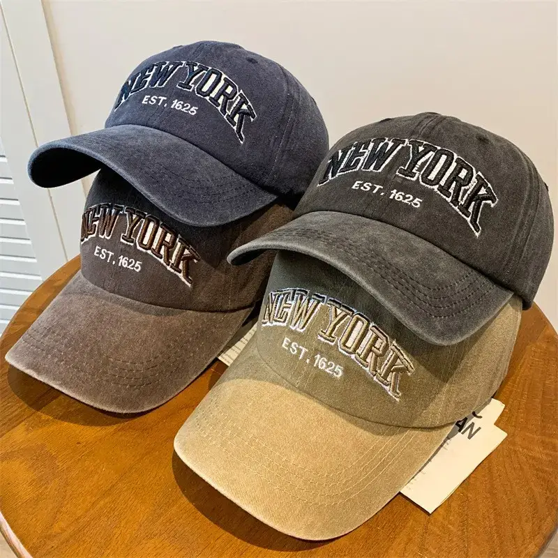New Spring & Autumn Washable Embroidered Baseball Cap - Image 8