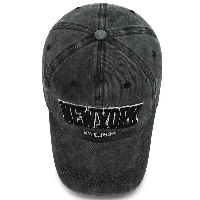 New Spring & Autumn Washable Embroidered Baseball Cap - Image 9