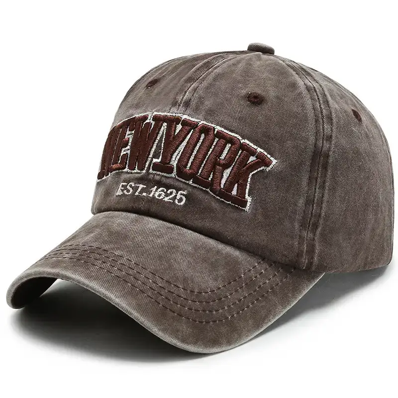 New Spring & Autumn Washable Embroidered Baseball Cap - Image 3