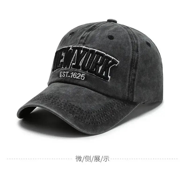 New Spring & Autumn Washable Embroidered Baseball Cap — feature 12