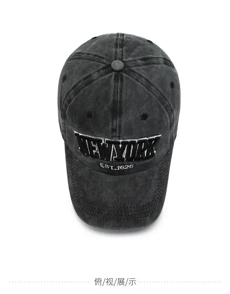 New Spring & Autumn Washable Embroidered Baseball Cap — feature 15
