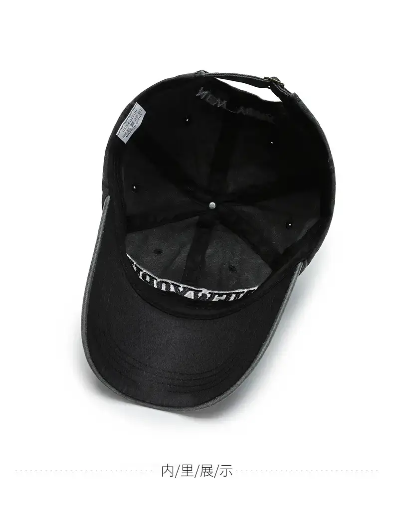 New Spring & Autumn Washable Embroidered Baseball Cap — feature 16