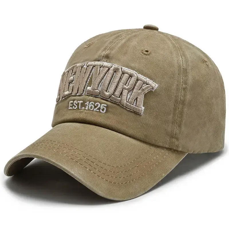 New Spring & Autumn Washable Embroidered Baseball Cap - Image 5