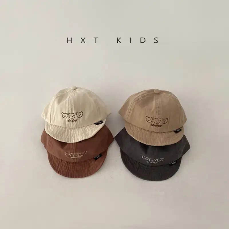Baby Soft Brim Cap Black Spring Autumn Wear - Image 6