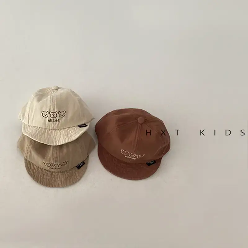 Baby Soft Brim Cap Black Spring Autumn Wear - Image 8