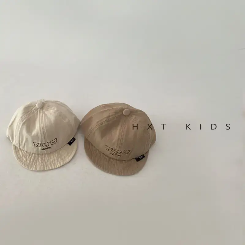 Baby Soft Brim Cap Black Spring Autumn Wear - Image 9