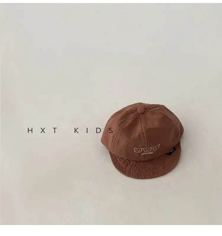 Baby Soft Brim Cap Black Spring Autumn Wear — feature 10