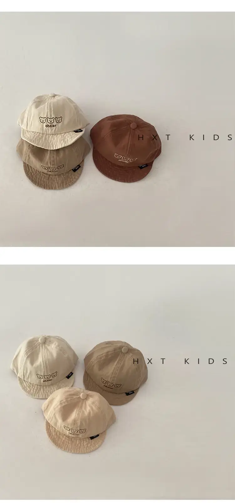 Baby Soft Brim Cap Black Spring Autumn Wear — feature 3