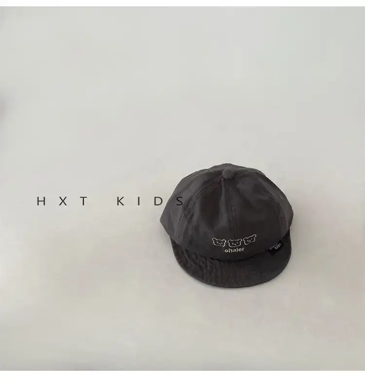 Baby Soft Brim Cap Black Spring Autumn Wear — feature 8