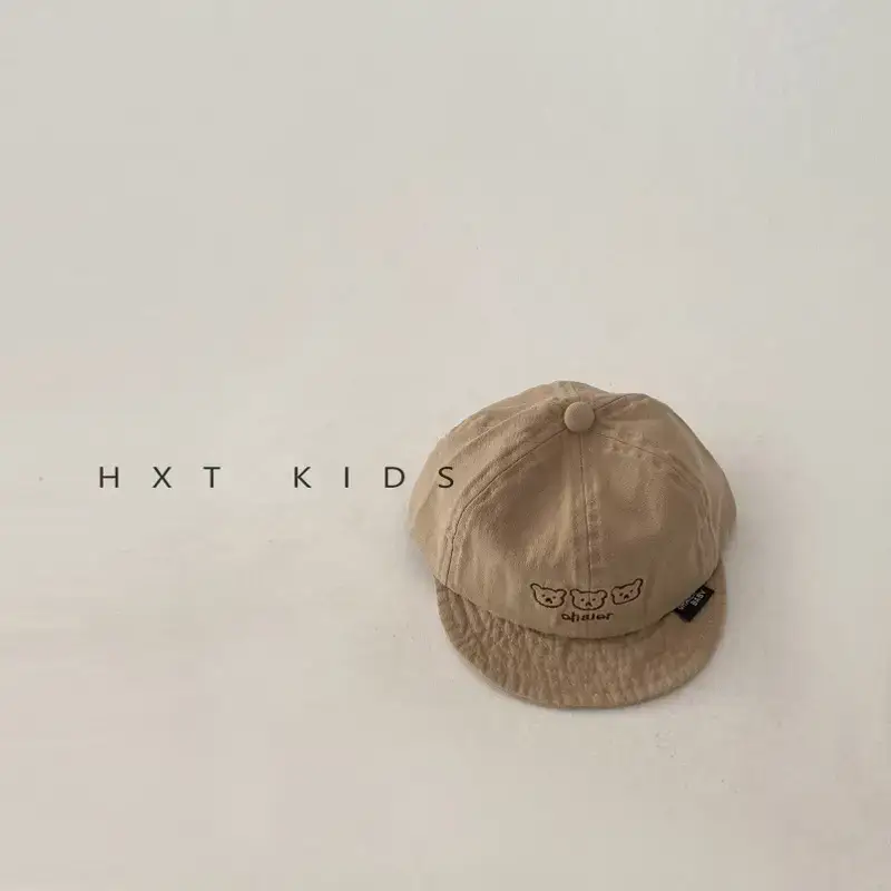 Baby Soft Brim Cap Black Spring Autumn Wear - Image 2