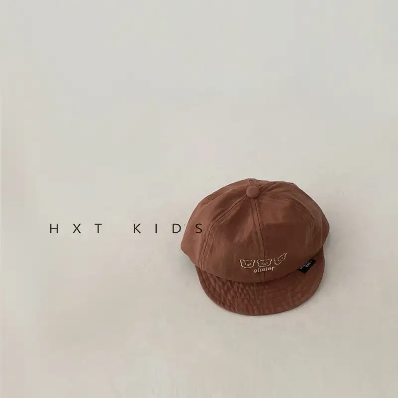 Baby Soft Brim Cap Black Spring Autumn Wear - Image 4