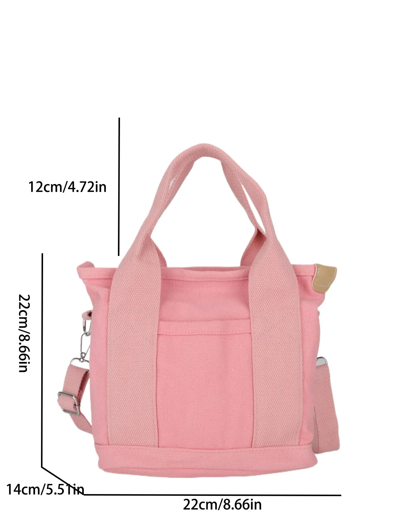 Maternal Baby Bag Crossbody Lunch Bag Large Capacity Canvas Women - Image 10