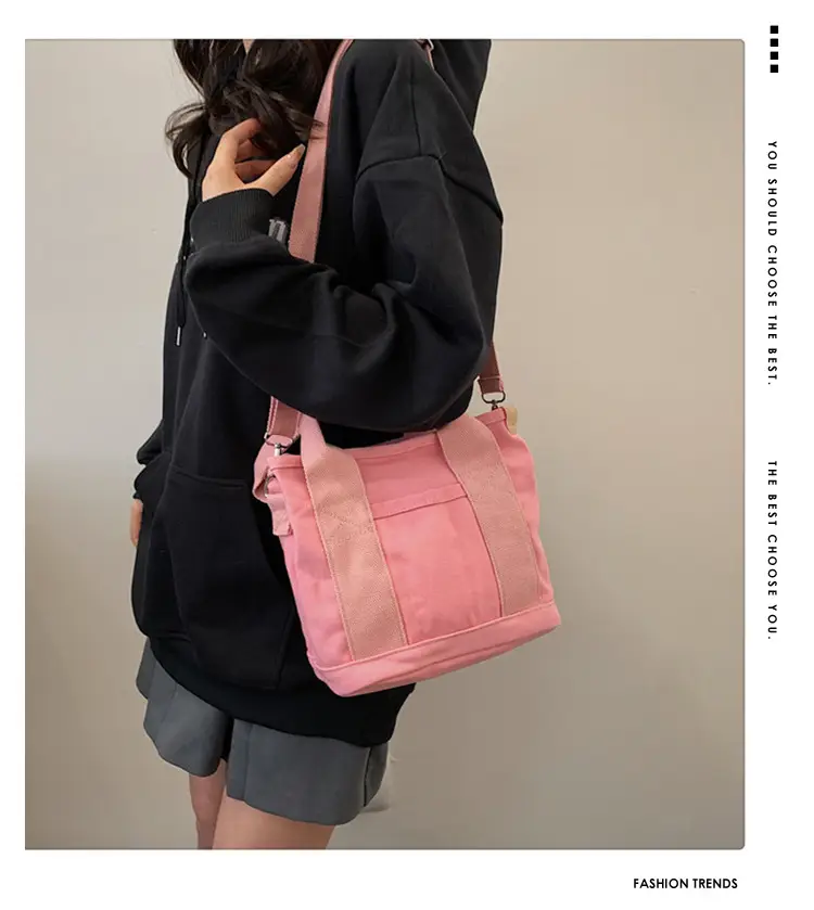 Maternal Baby Bag Crossbody Lunch Bag Large Capacity Canvas Women — feature 1