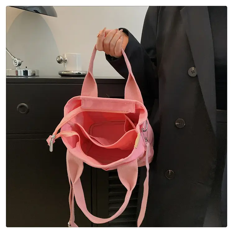 Maternal Baby Bag Crossbody Lunch Bag Large Capacity Canvas Women — feature 17