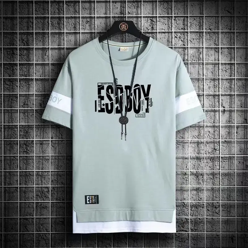 Men Ice Silk Half Sleeve T-Shirt Black White ESD Style Bear Print - Image 6