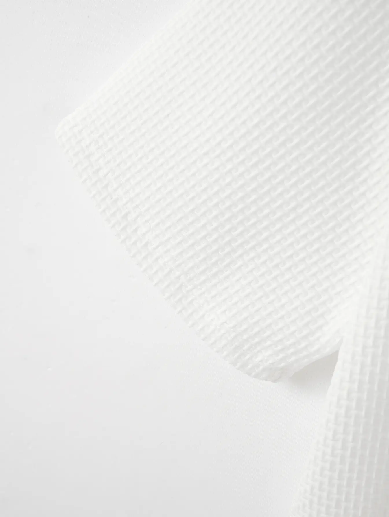 Men's Grey Waffle Knit Ice Silk Short Sleeve T-Shirt — feature 18