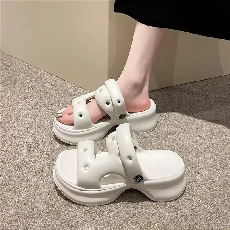 eva drooping hole shoes for women Summer indoor home home outdoor wear seaside beach non-stinky feet soft bottom