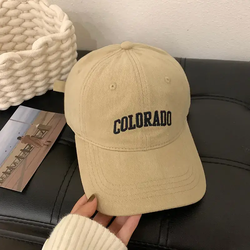 Women Brown R Logo Baseball Cap Summer Wear - Image 9