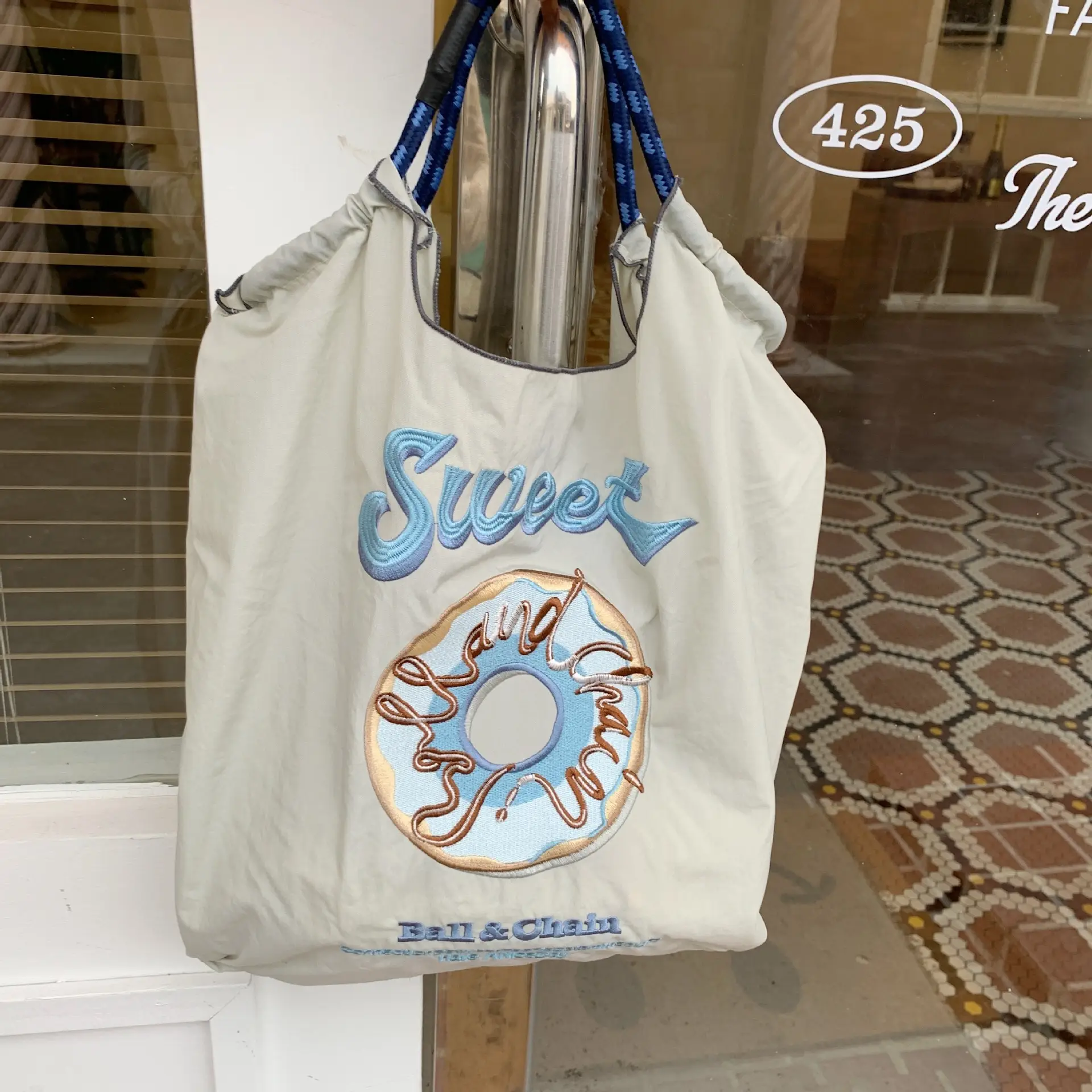 Tiger Print Nylon Shopping Bag Large Capacity - Image 85