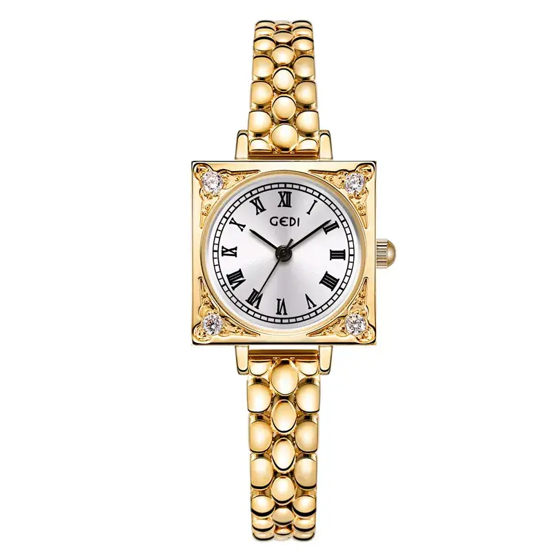 Gedi Women's Quartz Watch Small Square Plate Light Luxury