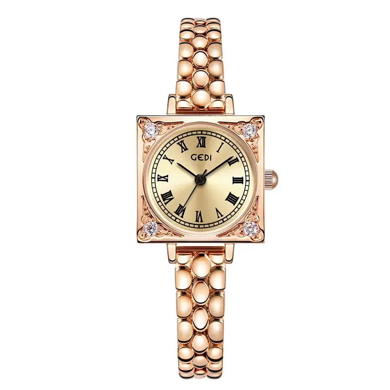 Gedi Women's Quartz Watch Small Square Plate Light Luxury