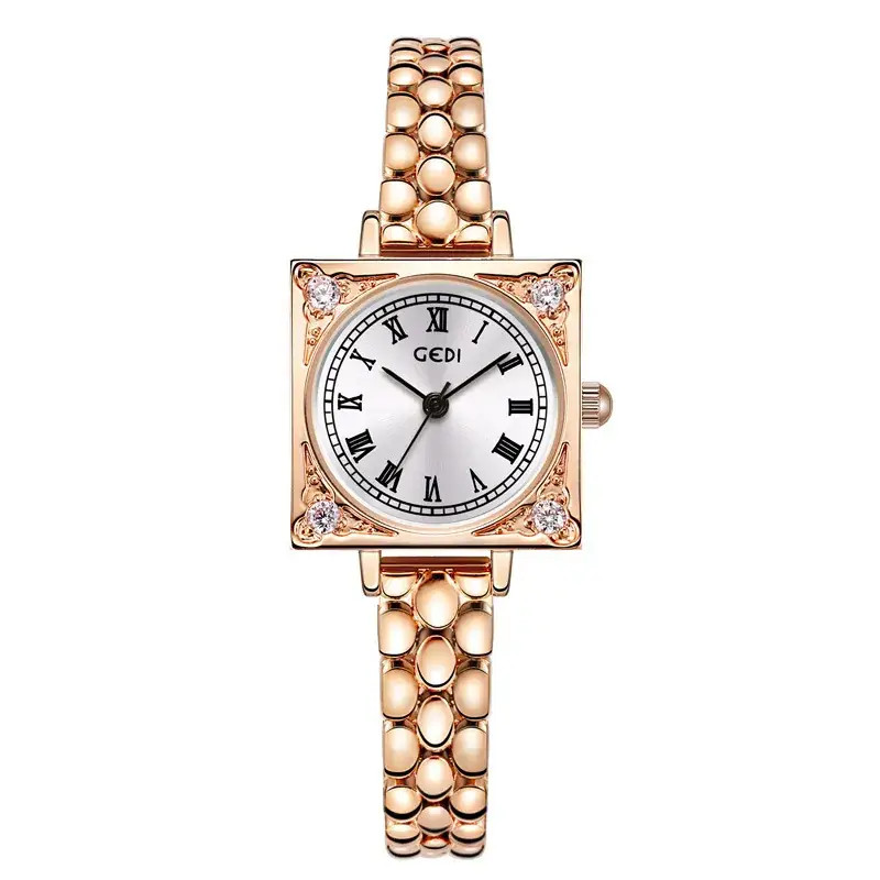 Gedi Women's Quartz Watch Small Square Plate Light Luxury