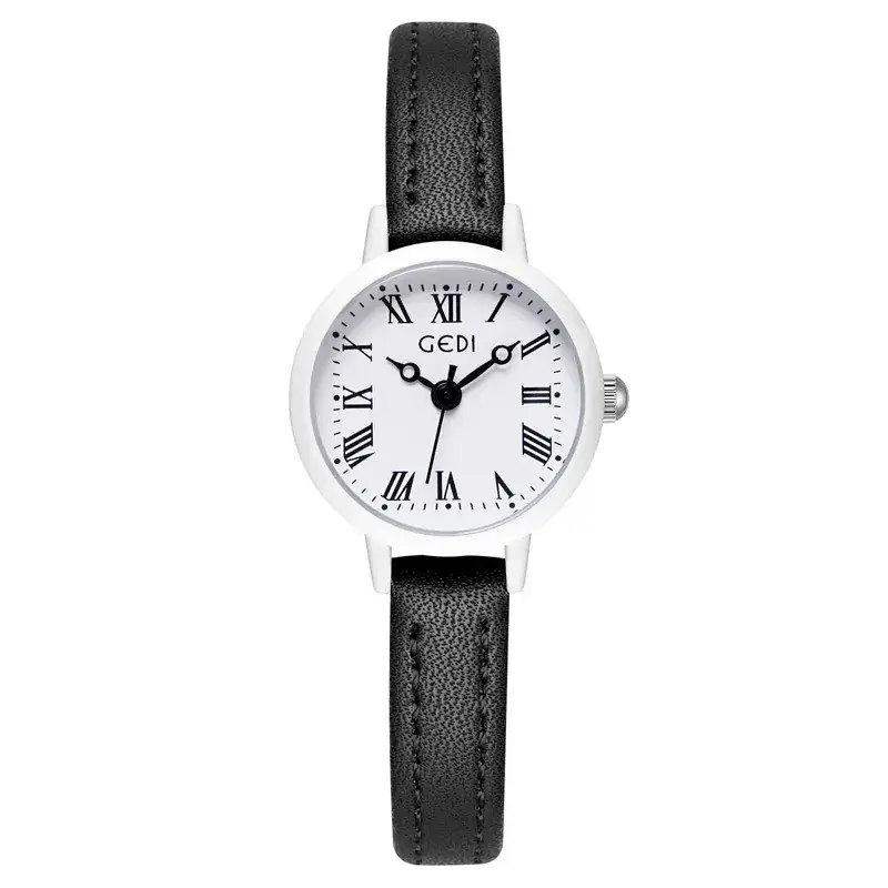 Godi Women's Quartz Watch Grey Belt Strap - Image 3
