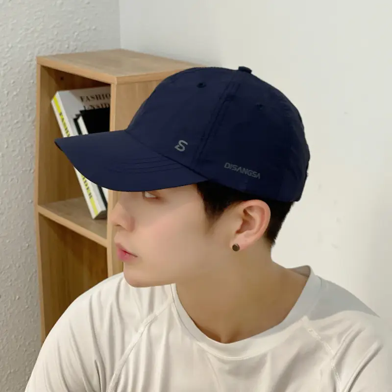 Gray Baseball Cap with Logo for Kids & Men - Image 9
