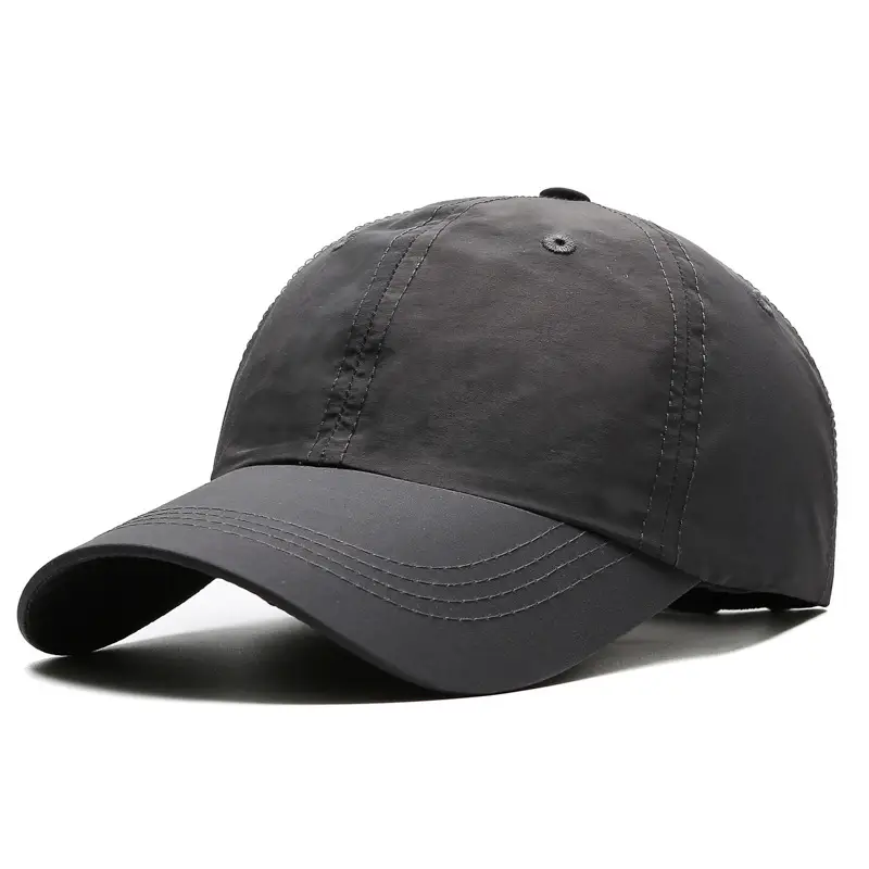 Gray Baseball Cap with Logo for Kids & Men - Image 3