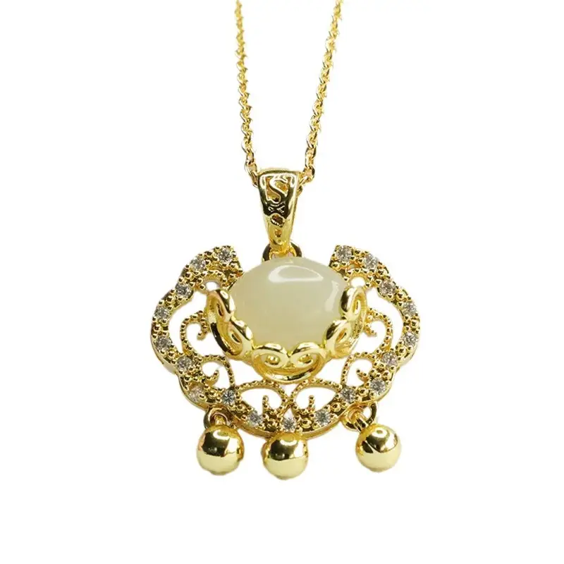 Guan Yu Hetian Jade Necklace for Women Clear Water Jade - Image 6