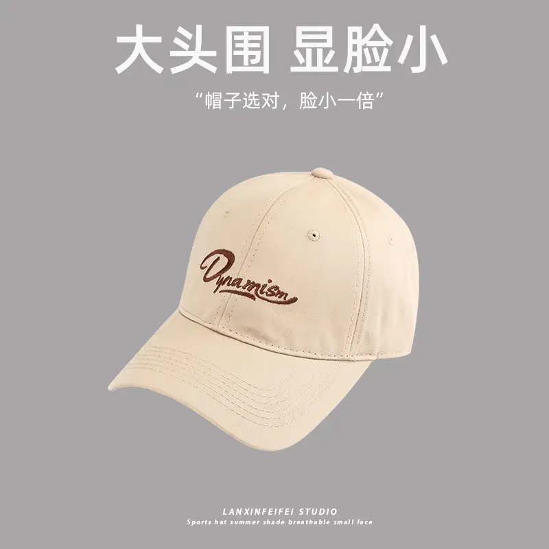 2024 Women's Big Head Baseball Cap White Red Black — feature 11