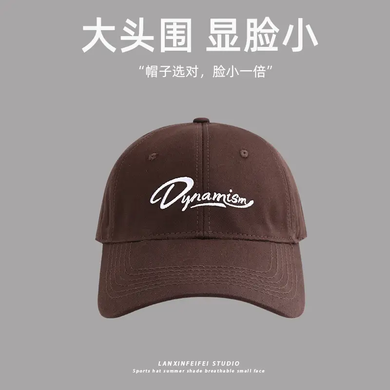 2024 Women's Big Head Baseball Cap White Red Black - Image 6