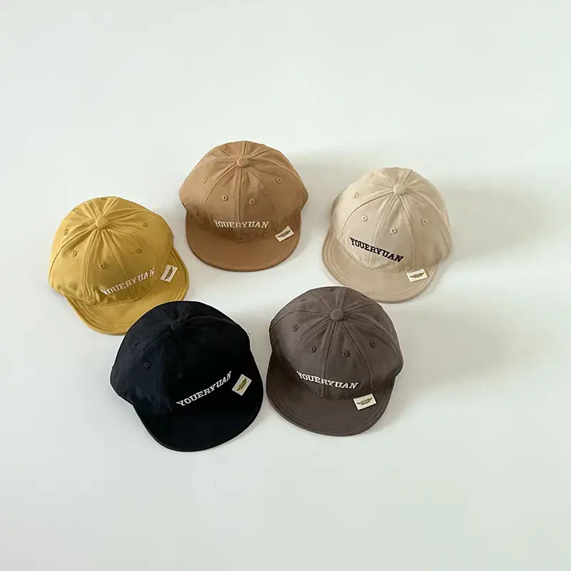 Baby Beaded Cap with "Yoder Yuan" Print - Image 4