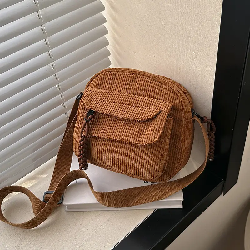 Crossbody Bag for Women Pure Color Cloth 2024 - Image 5