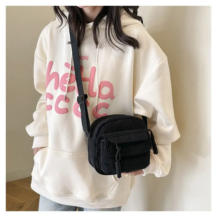 Crossbody Bag for Women Pure Color Cloth 2024 — feature 15