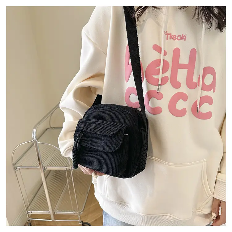 Crossbody Bag for Women Pure Color Cloth 2024 — feature 16