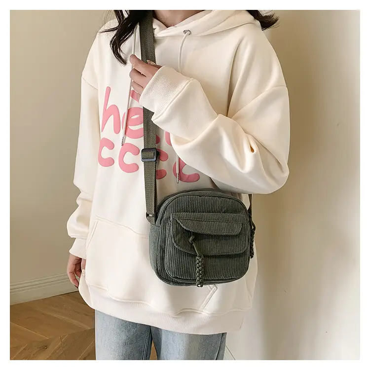 Crossbody Bag for Women Pure Color Cloth 2024 — feature 19